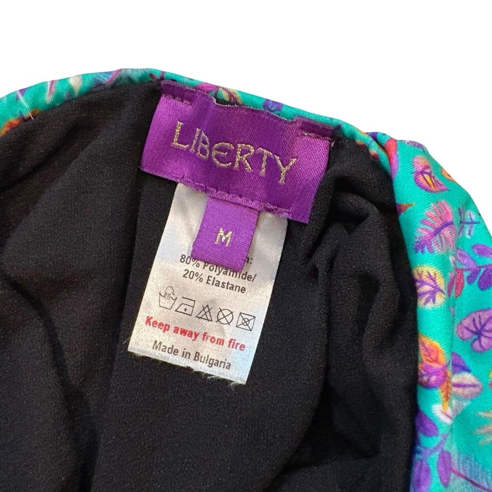 Liberty London Floral One Piece Swimsuit, Sz M - Picture 13 of 13